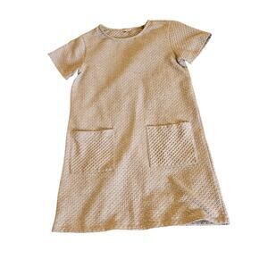 Jack Wills Size 6 Short Sleeve Gray Mini Dress